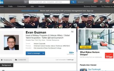 Interview with Evan Guzman, Head of Verizon’s Military Hiring Initiatives